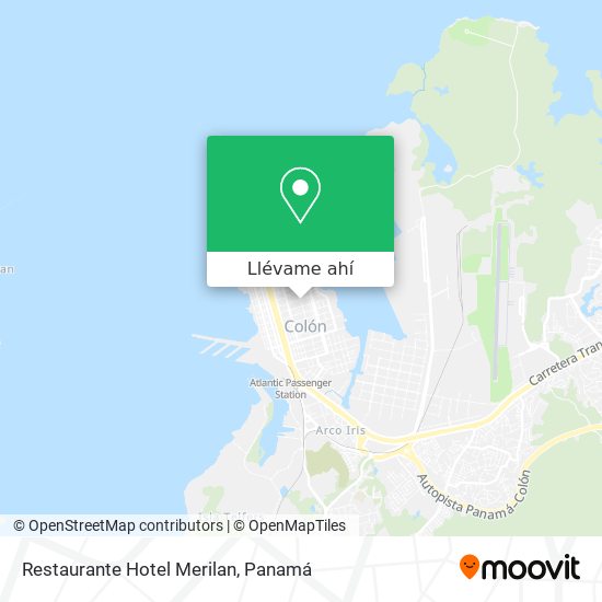 Mapa de Restaurante Hotel Merilan