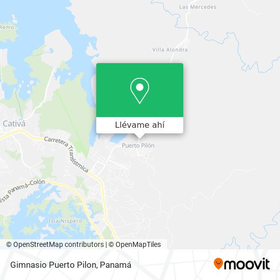 Mapa de Gimnasio Puerto Pilon