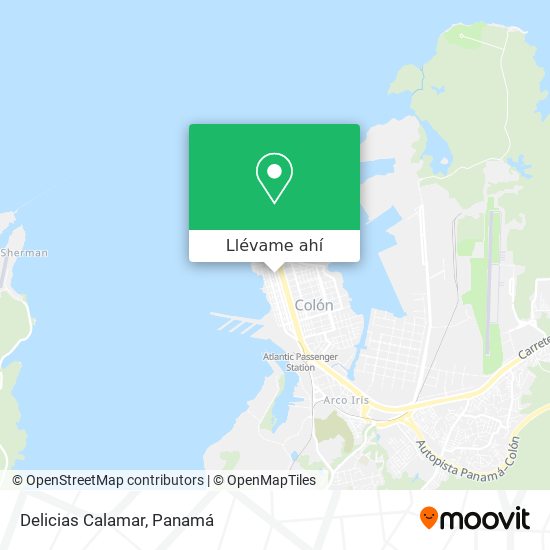 Mapa de Delicias Calamar