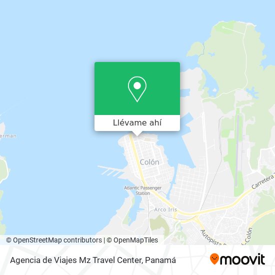 Mapa de Agencia de Viajes Mz Travel Center