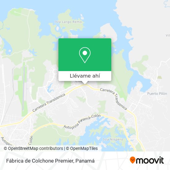 Mapa de Fábrica de Colchone Premier