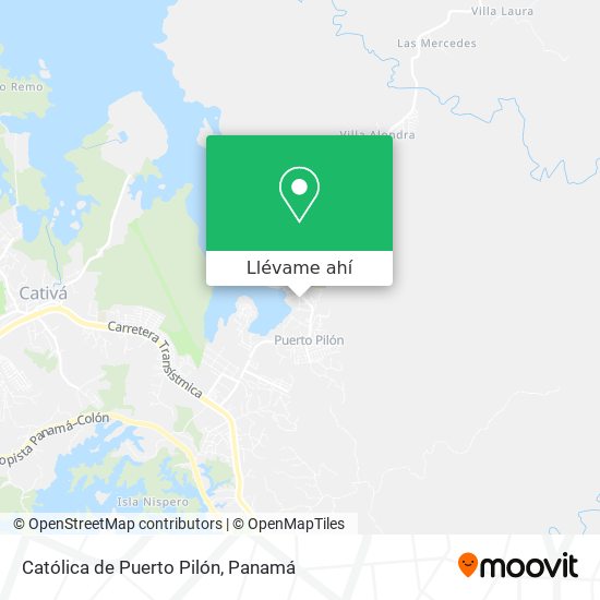 Mapa de Católica de Puerto Pilón