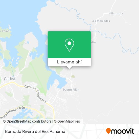 Mapa de Barriada Rivera del Río