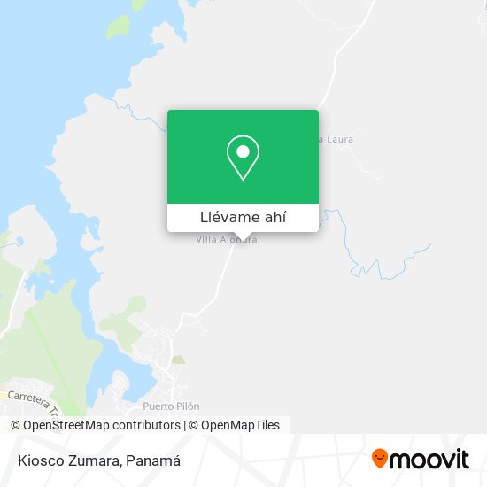 Mapa de Kiosco Zumara