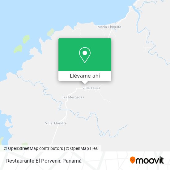 Mapa de Restaurante El Porvenir