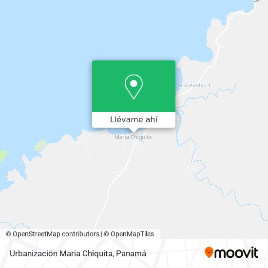 Mapa de Urbanización Maria Chiquita