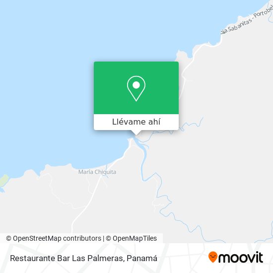 Mapa de Restaurante Bar Las Palmeras