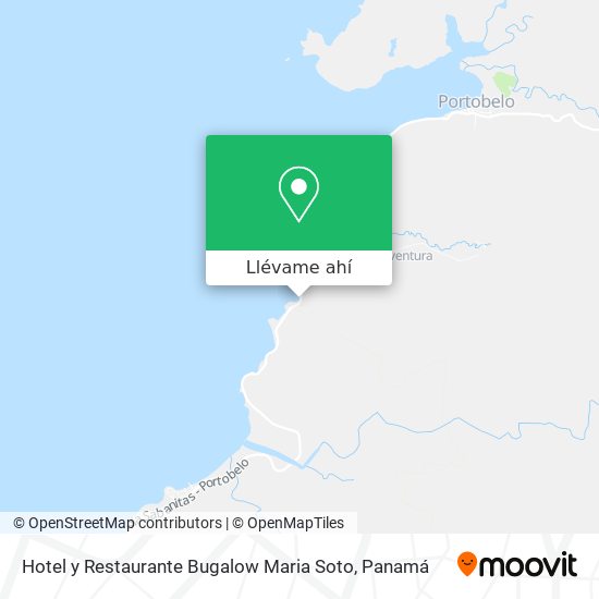 Mapa de Hotel y Restaurante Bugalow Maria Soto