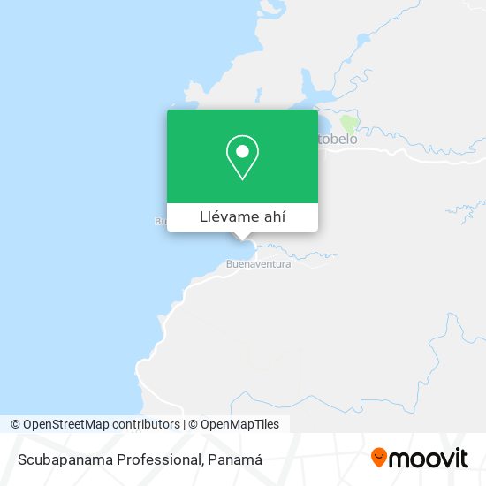 Mapa de Scubapanama Professional