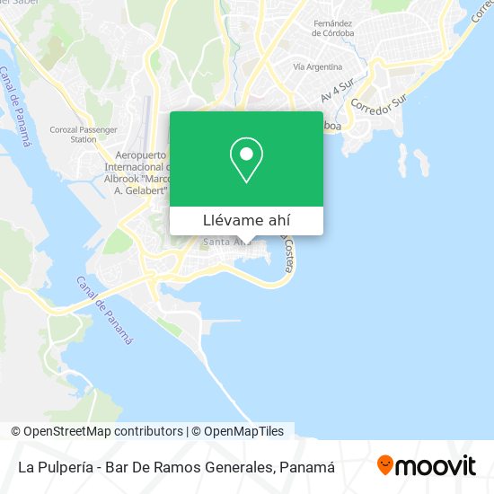 Mapa de La Pulpería - Bar De Ramos Generales