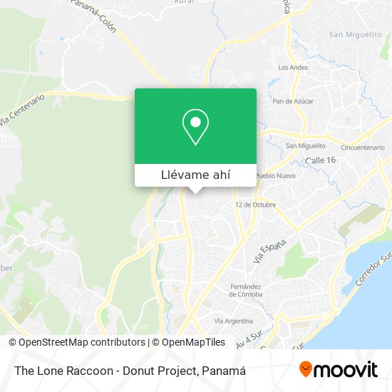 Mapa de The Lone Raccoon - Donut Project