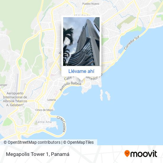 Mapa de Megapolis Tower 1