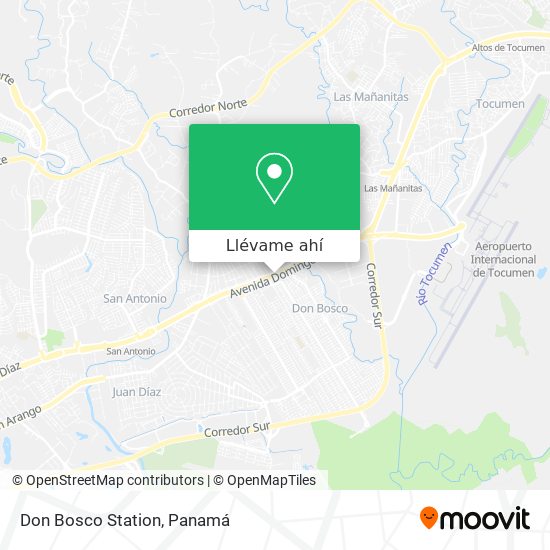Mapa de Don Bosco Station