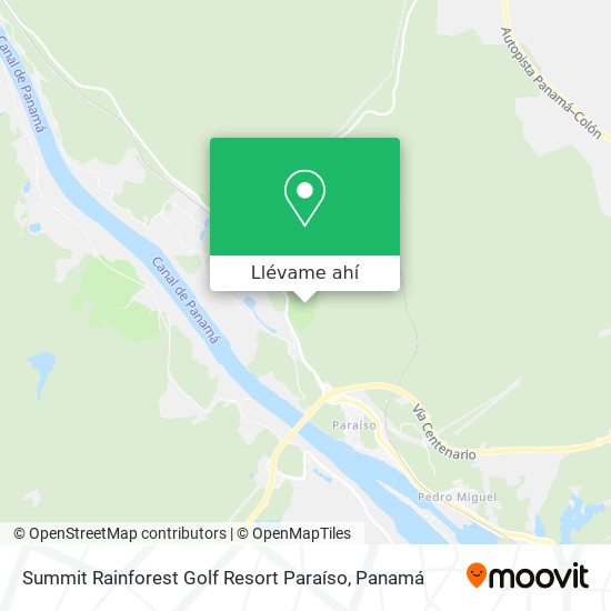 Mapa de Summit Rainforest Golf Resort Paraíso
