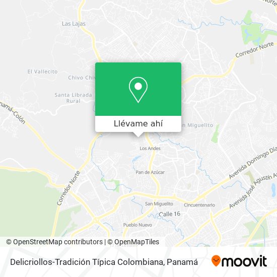 Mapa de Delicriollos-Tradición Típica Colombiana