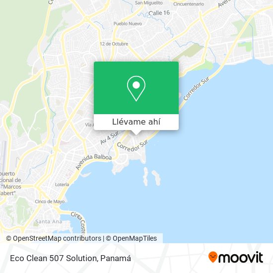 Mapa de Eco Clean 507 Solution