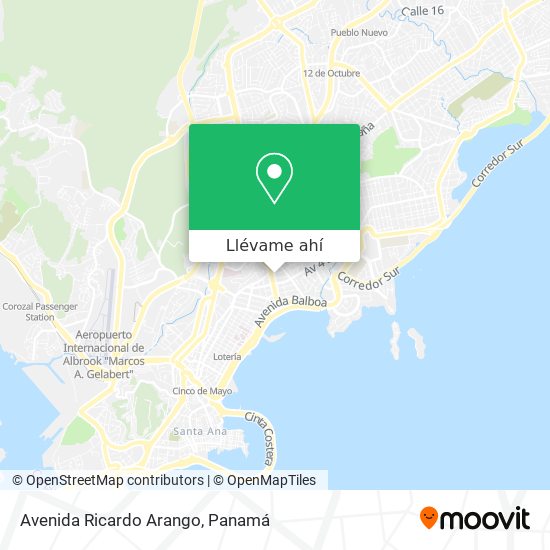 Mapa de Avenida Ricardo Arango