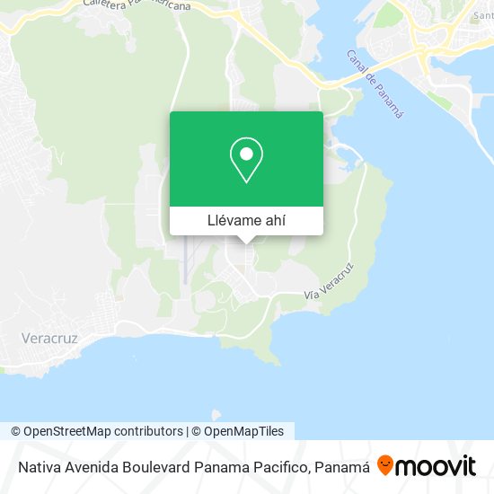 Mapa de Nativa Avenida Boulevard Panama Pacifico