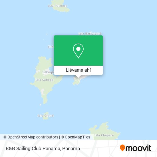 Mapa de B&B Sailing Club Panama