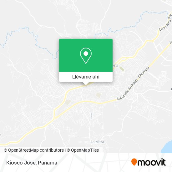 Mapa de Kiosco Jose