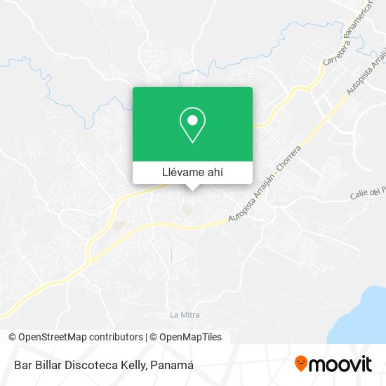 Mapa de Bar Billar Discoteca Kelly