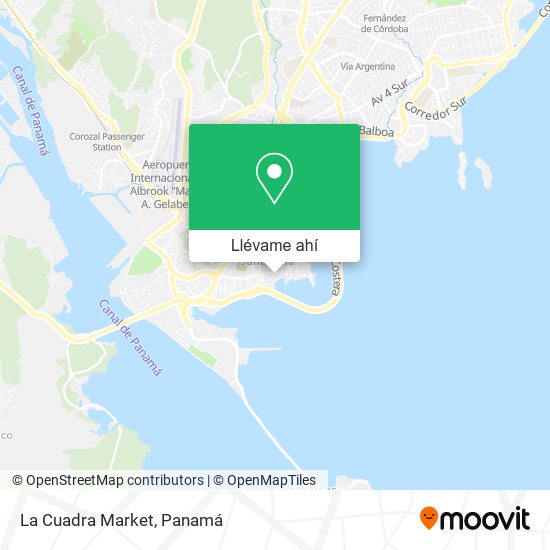 Mapa de La Cuadra Market