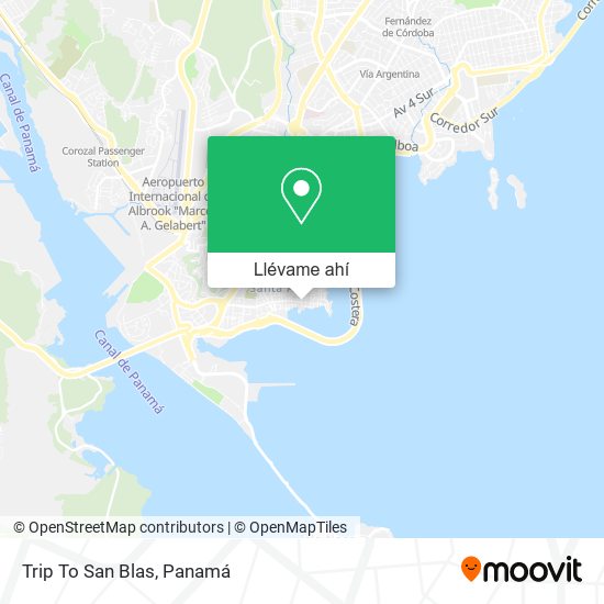 Mapa de Trip To San Blas