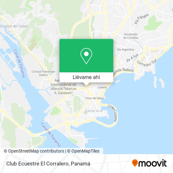 Mapa de Club Ecuestre El Corralero