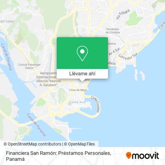 Mapa de Financiera San Ramón: Préstamos Personales