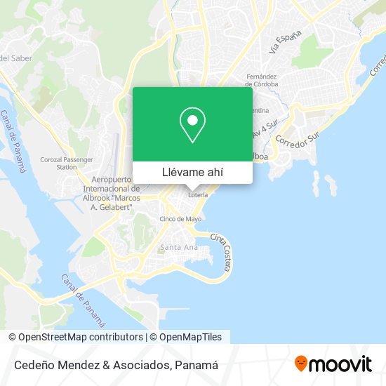 Mapa de Cedeño Mendez & Asociados
