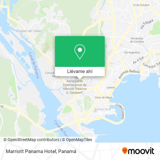Mapa de Marriott Panama Hotel