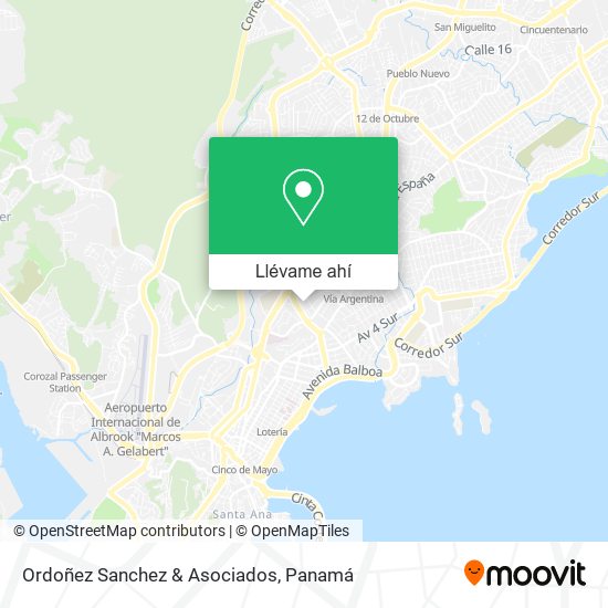 Mapa de Ordoñez Sanchez & Asociados