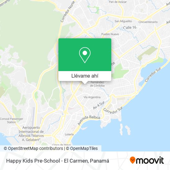 Mapa de Happy Kids Pre-School - El Carmen