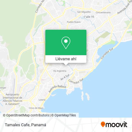 Mapa de Tamales Cafe