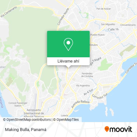 Mapa de Making Bulla