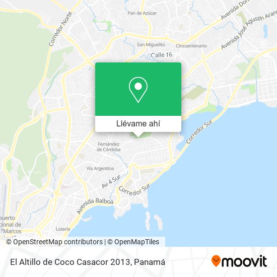 Mapa de El Altillo de Coco Casacor 2013