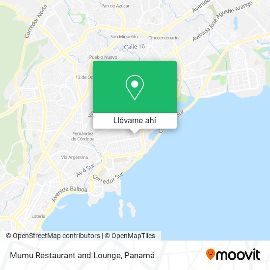 Mapa de Mumu Restaurant and Lounge