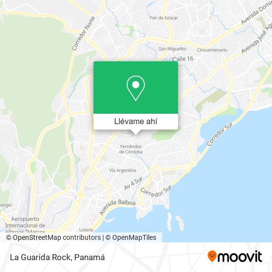 Mapa de La Guarida Rock