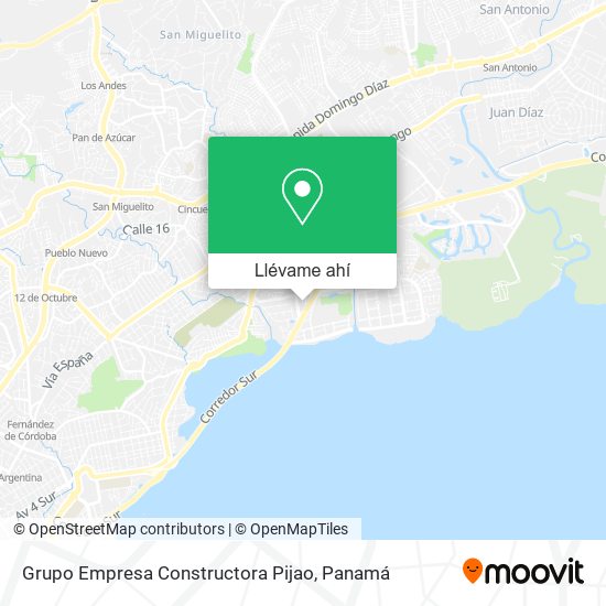 Mapa de Grupo Empresa Constructora Pijao