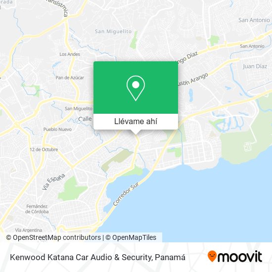 Mapa de Kenwood Katana Car Audio & Security