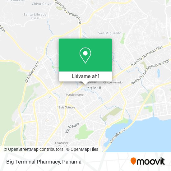 Mapa de Big Terminal Pharmacy