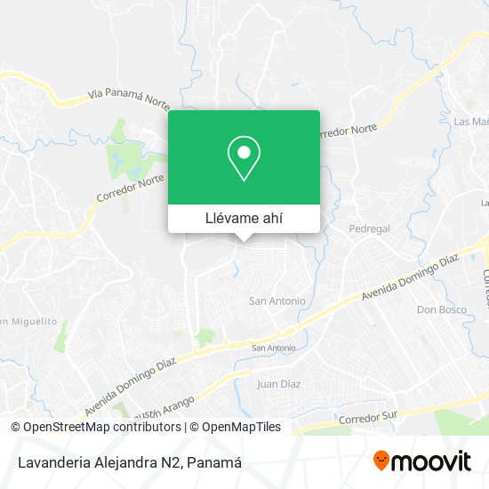 Mapa de Lavanderia Alejandra N2