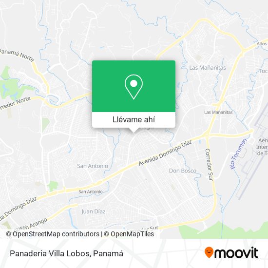 Mapa de Panaderia Villa Lobos
