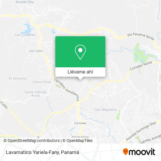 Mapa de Lavamatico Yariela-Fany