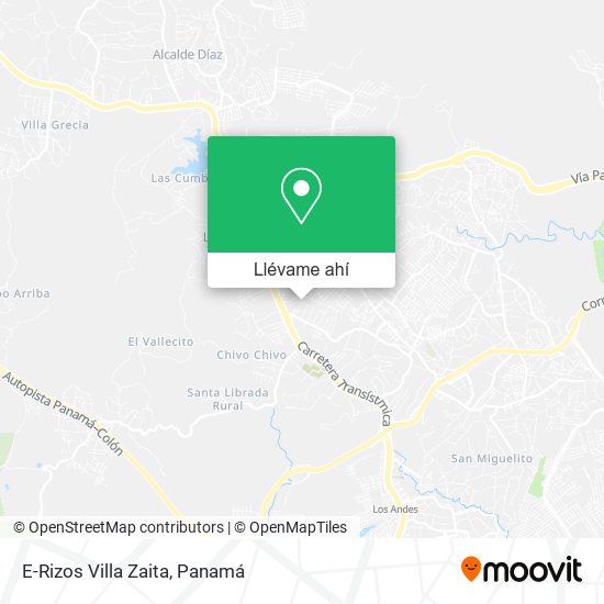 Mapa de E-Rizos Villa Zaita