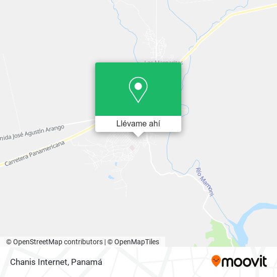 Mapa de Chanis Internet