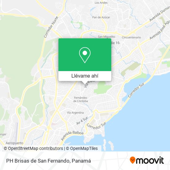 Mapa de PH Brisas de San Fernando