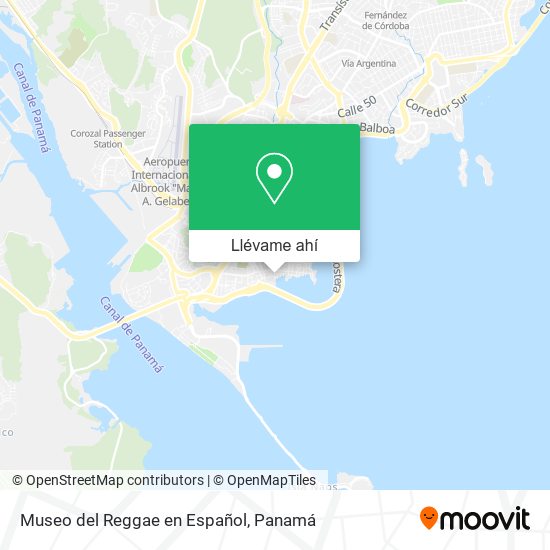 Mapa de Museo del Reggae en Español