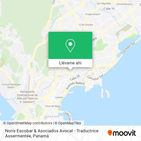 Mapa de Noris Escobar & Asociados Avocat - Traductrice Assermentée