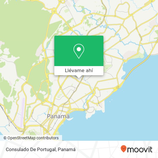 Mapa de Consulado De Portugal